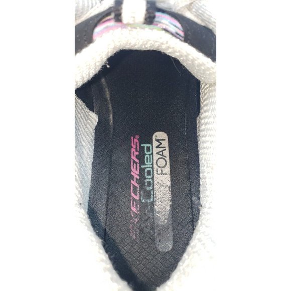 Skechers D’Lites Interlude Shoes Black Air Cooled Memory Foam 11978W Womens 9.5 - Picture 8 of 9